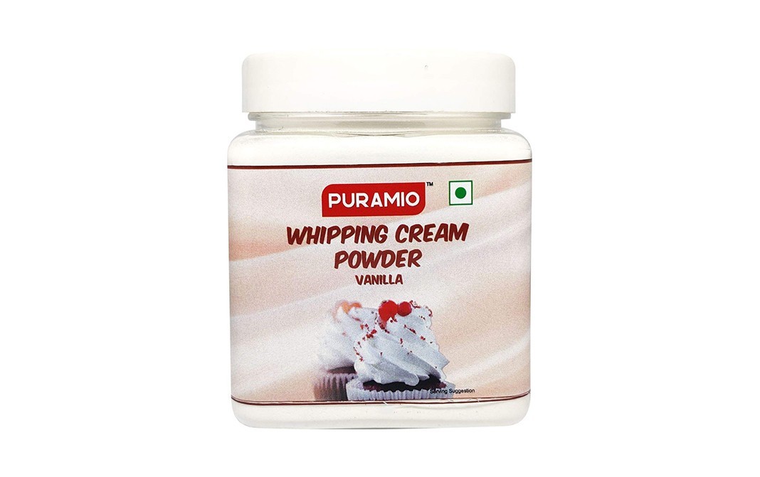 Puramio Whipping Cream Powder Vanilla   Plastic Jar  250 grams